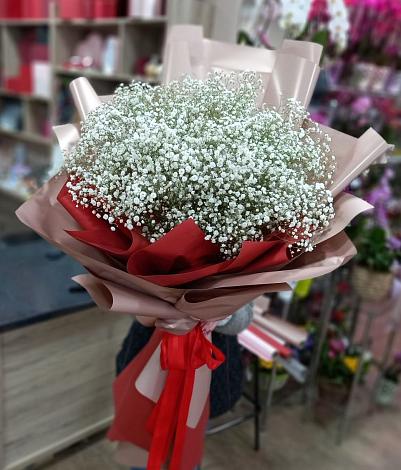 Букет цветов из: Гипсофила в Кропачёво