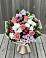 Букет цветов из: Альстромерии, Гвоздики, Розы и Хризантемы в Кропачёво