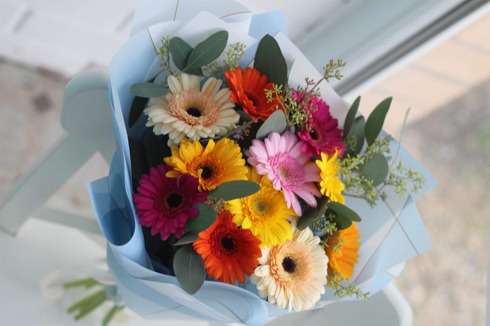 Букет цветов из: Герберы в Кропачёво