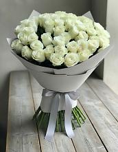 Букет 35 Белых роз в Кропачёво