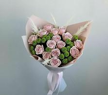 Букет цветов из:  Розы и Хризантемы #REPLACE_PRED# Кропачёво