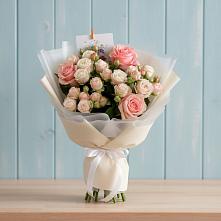 Букет цветов из:  Розы #REPLACE_PRED# Кропачёво
