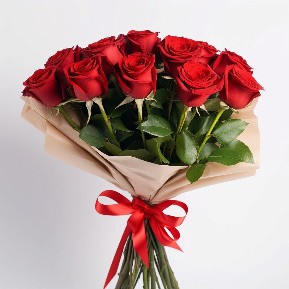Букет 11 Красных роз Эдлесс Лав в Кропачёво
