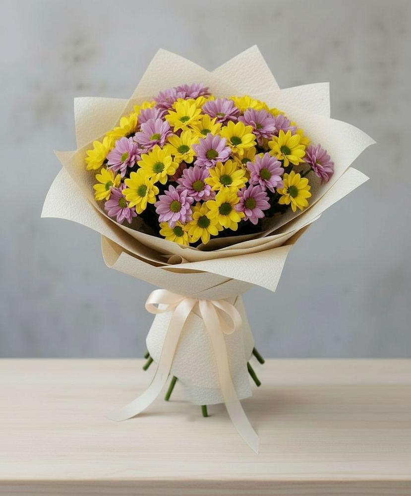 Букет цветов из: Хризантемы в Кропачёво